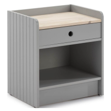CHEVET MONTE 13354 GRIS 1TIROIR 1 NICHE 52x35x46 CM