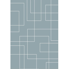 TAPIS SARAH CARVING 4245-3 160X230CM BLEU CLAIR