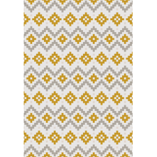 TAPIS KENYA 6352-6 160X230CM MULTICOLORE EPAISSEUR 30MM AVEC MOTIFS