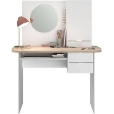 COIFFEUSE 7354 110X134.1X49.5CM CHENE BLANC