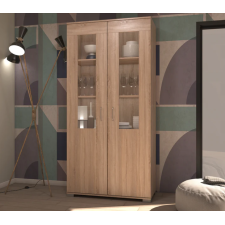 VITRINE PRL18OAK 2 COMPARTIMENTS 80X40X180CM BOIS