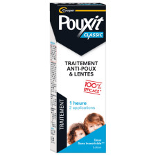 LOTION POUXIT CLASSIC ANTI-POUX ET LENTES 100ML