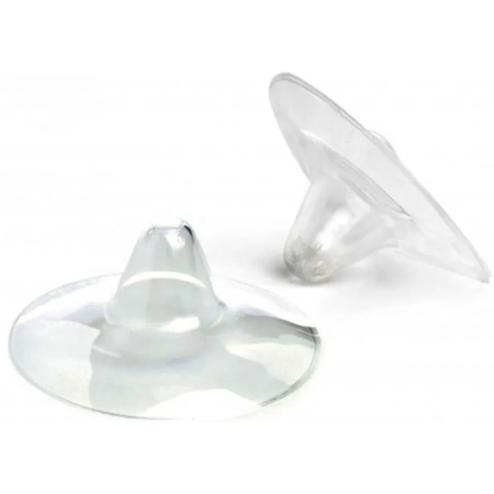 MAM | Bouts de sein – Lot de 2 bouts de sein en silicone (taille S, 17 mm)  – Accessoire spécial allaitement doux comme la peau avec boîte de