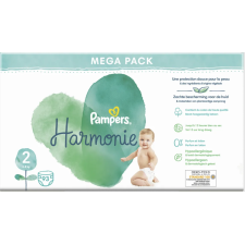 COUCHES PAMPERS HARMONIE TAILLE 2  4 - 8 KG 93 PIECES