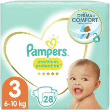 COUCHES PAMPERS PREMIUM PROTECTION TAILLE 3 - 28 PCES