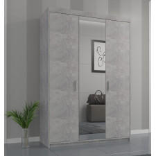 ARMOIRE AVEC MIROIR ELENA 3 PORTES BJ03 GRIS