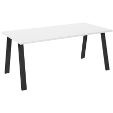 TABLE A MANGER 185 KLEO 185X90X75CM BLANC NOIR