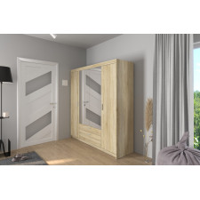 ARMOIRE ELENA 177x190x53CM CHENE