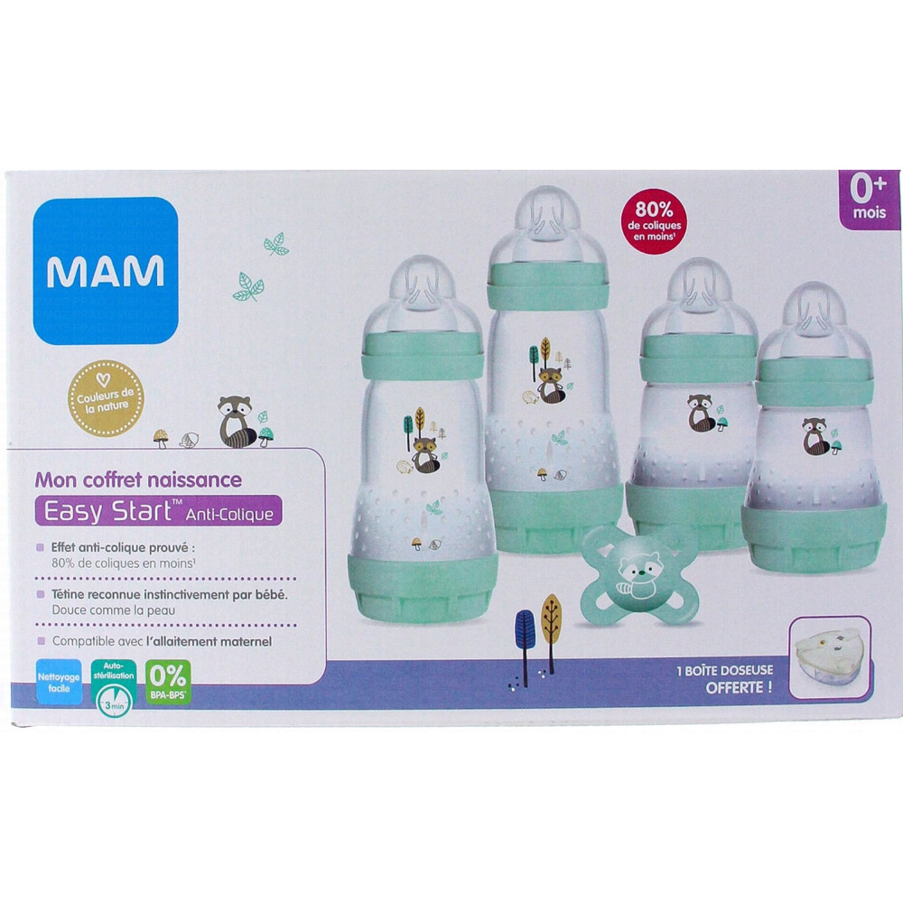 MAM Lot de 2 tétines 0 (débit lent) spécialement conçues pour les  nouveau-nés dès la naissance, tétines particulièrement délicates  compatibles avec tous les biberons MAM : : Bébé et Puériculture
