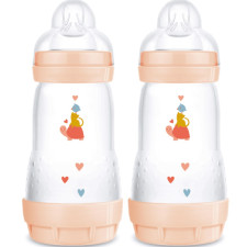 BIBERONS ANTI-COLIQUE MAM 2 MOIS+ 260ML ORANGE