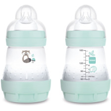 MAM Lot de 2 tétines 0 (débit lent) spécialement conçues pour les  nouveau-nés dès la naissance, tétines particulièrement délicates  compatibles avec tous les biberons MAM : : Bébé et Puériculture