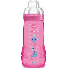 BIBERON MAM EASY ACTIVE +6MOIS 330ML ROSE