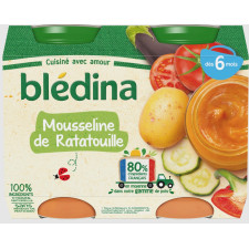 PETITS POTS BLEDINA MOUSS RATATOUILLE 2X200GR DES 6 MOIS