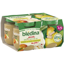 MON 1ER PETIT POT BLEDINA POMMES POIRES 4X 250G 4-6MOIS