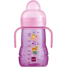 BIBERON MAM DE TRANSITION +4MOIS 220ML ROSE
