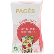 INFUSION GLACEE PAGES FRAISE MELON BASILIC