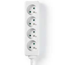 MULTIPRISE NEDIS EXSO415E1WT 4 VOIES 1.50M BLANC