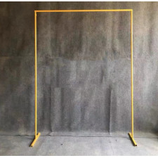 ARCHE CARREE EN METAL 1.5X1.5M JAUNE