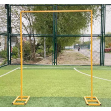 ARCHE CARREE EN METAL 2MX2M JAUNE