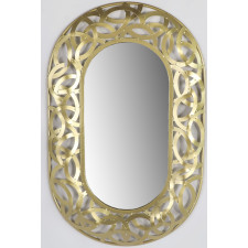 MIROIR MURAL DECORATIF OVALE 60961 58x85CM
