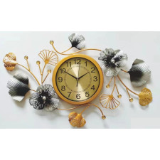 HORLOGE DECORATIVE MURALE EN METAL 3D 2168 80X50CM