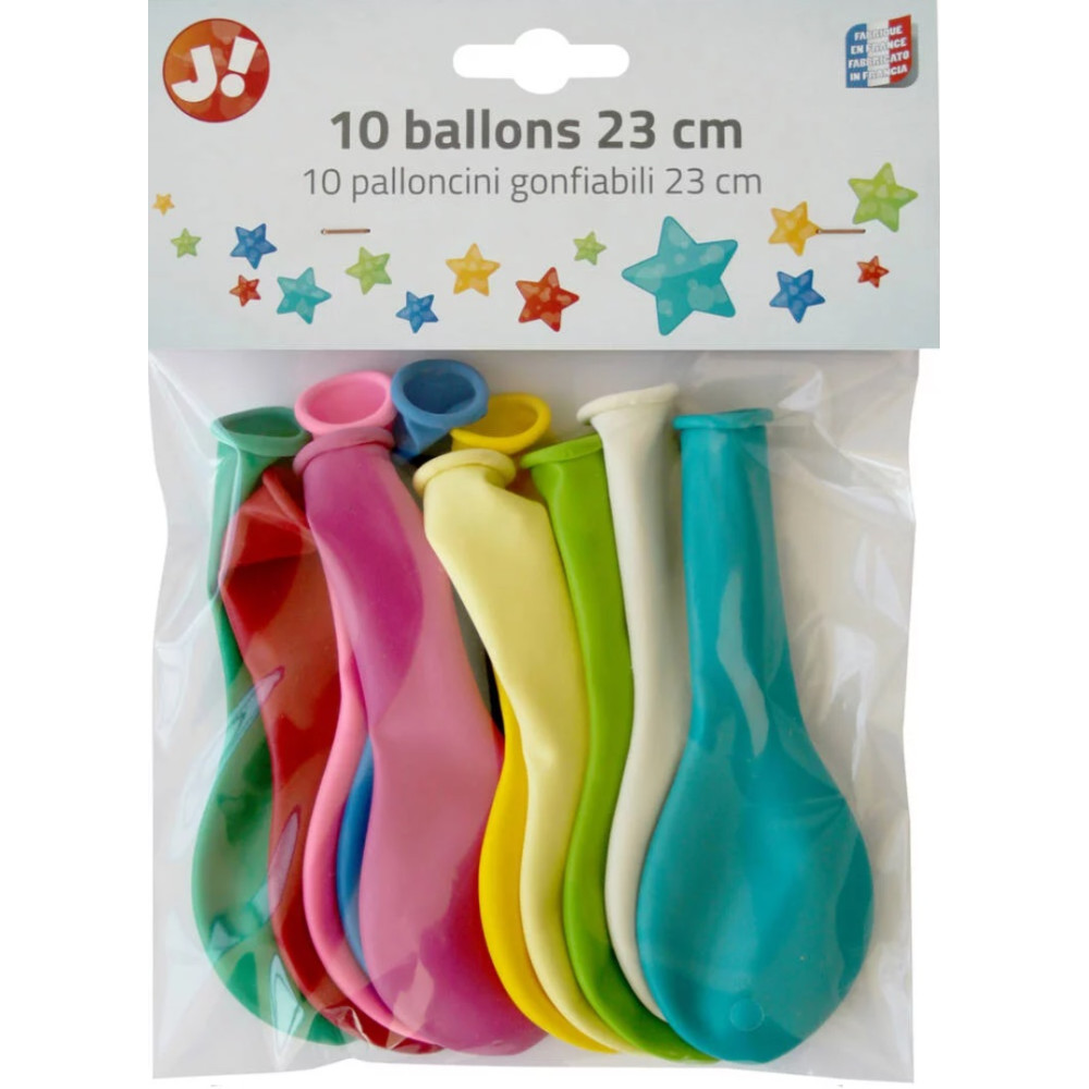 Ballons multicolores - La Maison de la Piscine