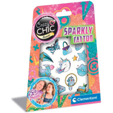 TATTOOS CRAZY CHIC CLEMENTONI SPARKLY TATOO DES 7 ANS