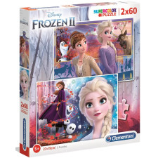 PUZZLE CLEMENTONI REINE DES NEIGE 2X60 PCES 5 ANS+