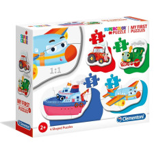 MON PREMIER PUZZLE CLEMENTONI TRANSPORT DES 4 ANS+