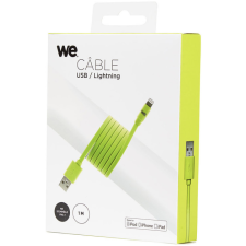 CÂBLE USB/LIGHTNING WE POUR APPLE 1 METRE VERT