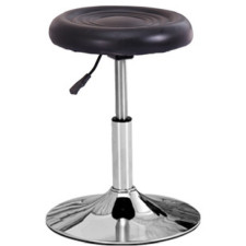 TABOURET EN SIMILI CUIR POUR BAR 32X42X52CM NOIRE