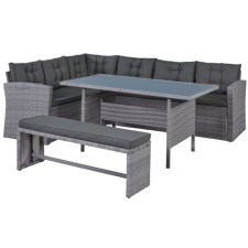 SALON DE JARDIN CUBA GRIS CLAIR