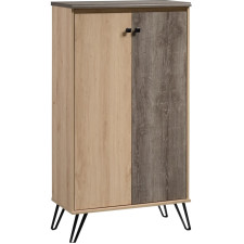 MEUBLE CHAUSSURE TORO EFFET BOIS DE HETRE GRIS