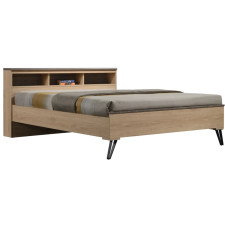 LIT TORO 160X200CM BOIS DE HETRE GRIS