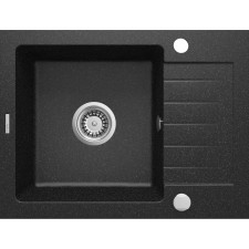 EVIER DE CUISINE ZORBA ZQZ211A 1 BAC 58X44CM