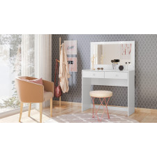 COIFFEUSE D908-10 2T BLANCHE