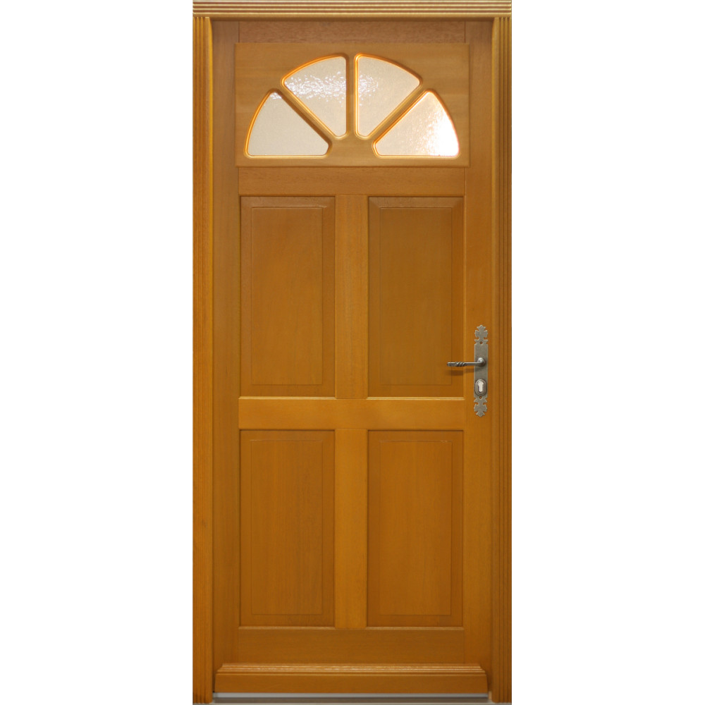 Poignée de porte coulissante en acier inoxydable - Poignée argentée double  face - 30,5 cm - Convient pour porte en métal et en bois - Pour porte
