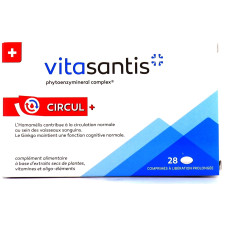COMPRIMERS PELLICULES VITASANTIS CIRCUL + 28