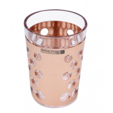 LOT DE 6 VERRES ROYALFORD RF8228 440ML ACRYLIQUE ROSE-DORE