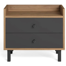 TABLE DE CHEVET MALTA BOIS GRIS