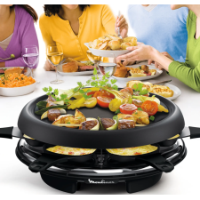 APPAREIL 3 EN 1 RACLETTE/PLANCHA/CREPIERE MOULINEX RE151812 700W NOIR