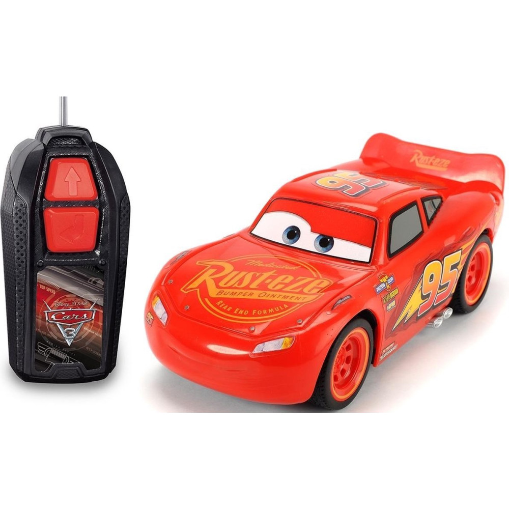 Flash McQueen avec lunette en pneu Figurine Cars Disney/Pixar 