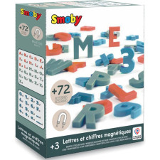 72 LETTRES ET CHIFFRES MAGNETIQUES SMOBY 3 ANS