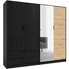 ARMOIRE ULM 220X203X54 NOIRE