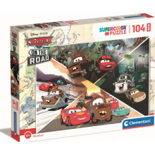PUZZLE CLEMENTONI CARS ON THE ROAD 104 PCS MAXI DES 4 ANS+
