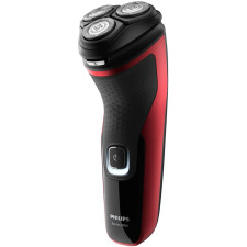 RASOIR PHILIPS ELECTRIQUE SERIE 1000 S1333/41 ROUGE/NOIR
