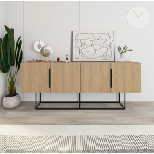 BUFFET TITAN 4 PORTES 200CM CHENE