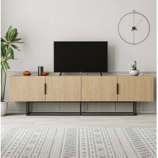MEUBLE TV TITAN 4 PORTES 200CM CHENE