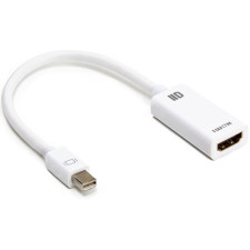 ADAPTATEUR MINI DISPLAYPORT D2 DIFFUSION D2MINIDPHDMI MÂLE VERS HDMI FEMELLE BLANC