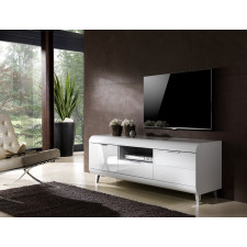 MEUBLE TV VEGA BLANC LAQUE